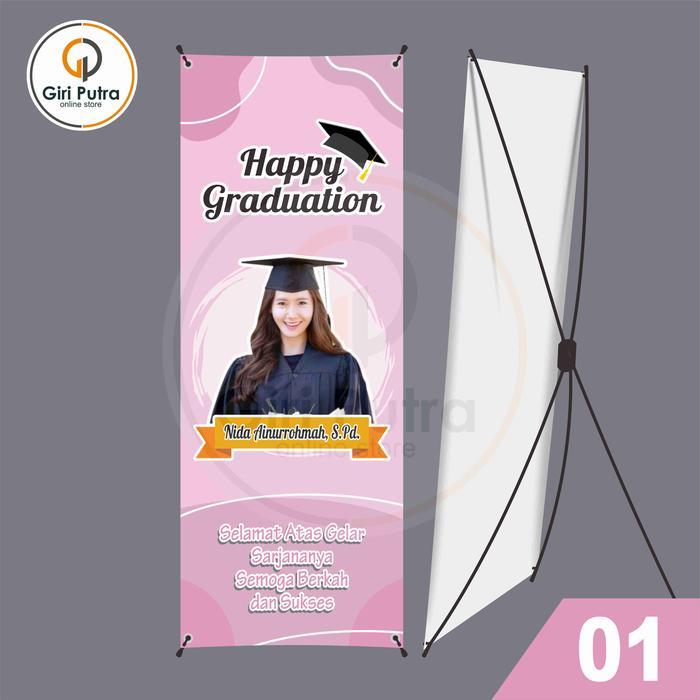 X-Banner / X-Banner Wisuda / X-Banner Wedding dll - XBN 01