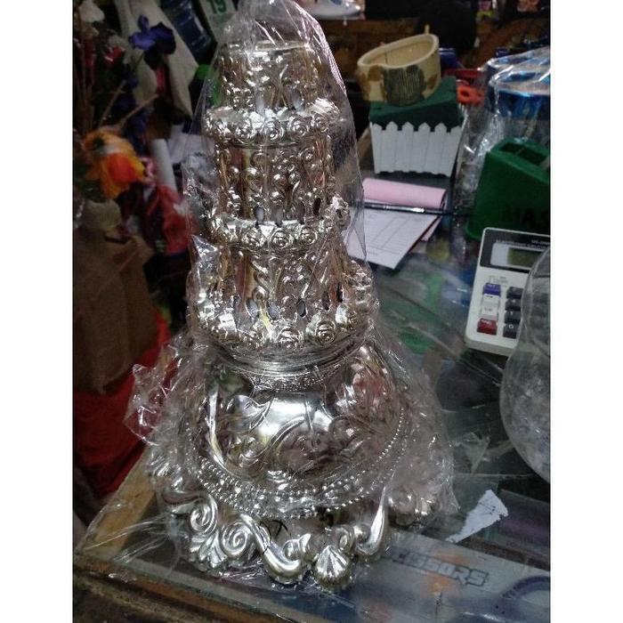 Tempat bunga telur/pahar bunga telur /tempat pokok telur - Silver