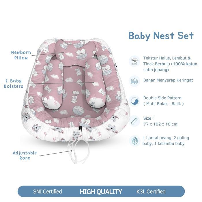 Obayito Set Kasur Bayi (Baby Nest)