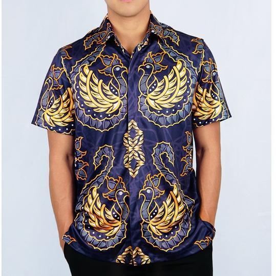 Trijee Sportswear Batik Jersey Men Balen - Purple - S