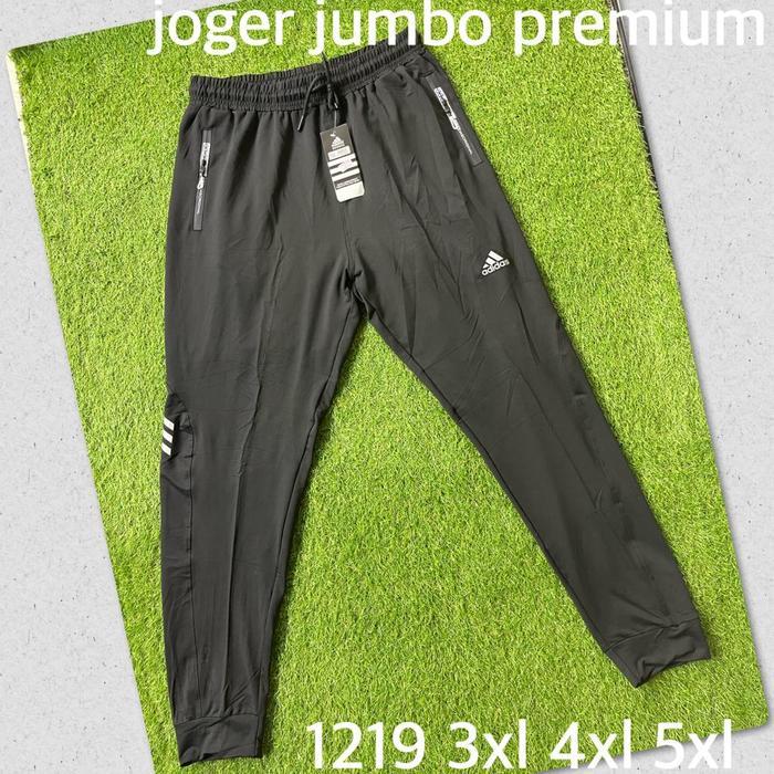 Panjang Jumbo Joger/Training Celana Panjang Jumbo Joger/Training Dri-Fit Olahraga Black 1219 - Hitam