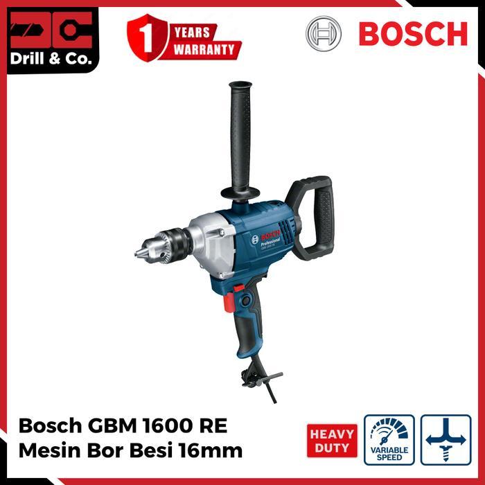 Bosch GBM 1600 RE Mesin Bor Besi 16mm / Mesin Bor
