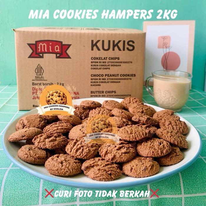 Mia Cookies 2Kg Hampers Halal Bpom Ri Md 836209034022 Coklat Chip Butter Chips Snack Kering Cemilan