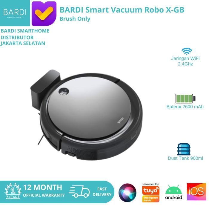 Terbaru! Bardi Vacuum Robot X-Gb Vacuum Cleaner - Smart Robot Vacuum Bardi Sapu Otomatis