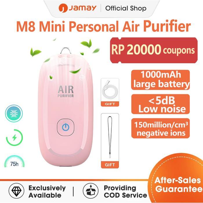 Vacuum Center [NEW] JAMAY M8/M11 Portable Air Purifier ionizer Necklace Mini Personal air purifier