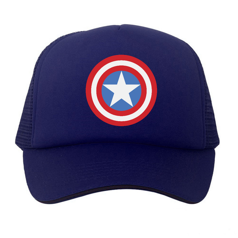 Topi Trucker Captain Amerika Logo Marvel Avengers