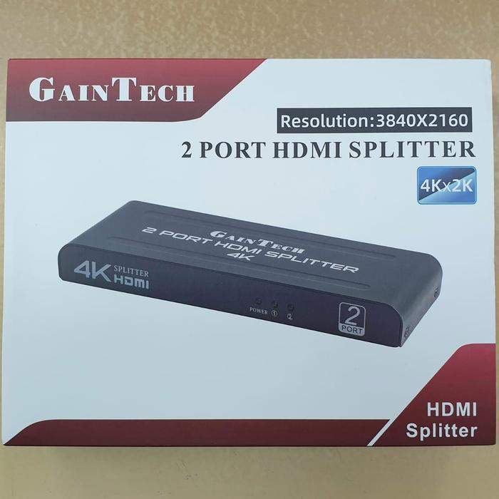 Hdmi Splitter 2 Port 4K Gaintech