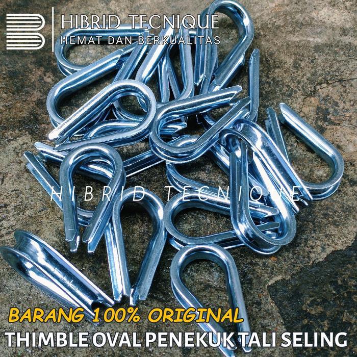 Thimble Sling Oval 12Mm 10Mm 9Mm 8Mm 6Mm Seling Bidal Penekuk Seling