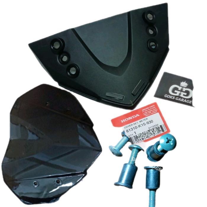 TERMURAH DUDUKAN VISOR CB150R LED COVER SET METER - TOPI - VISOR NEW CB 150 R LED FACELIFT LUBANG