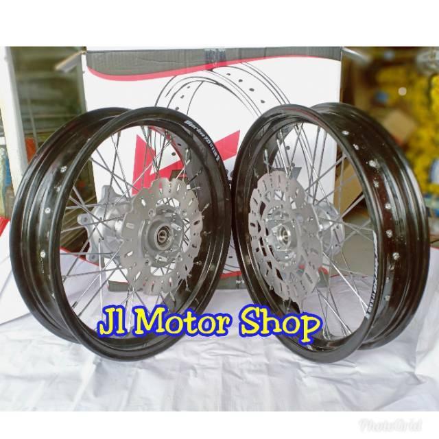 Wheelset Velg Supermoto Super Moto CRF150L 300 350 Tromol Khusus CRF - 300 350