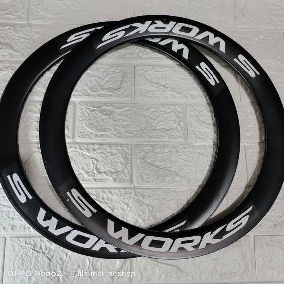 TERBARU rims velg 20 murni s works 32 hole tinggi 4 cm lubang av
