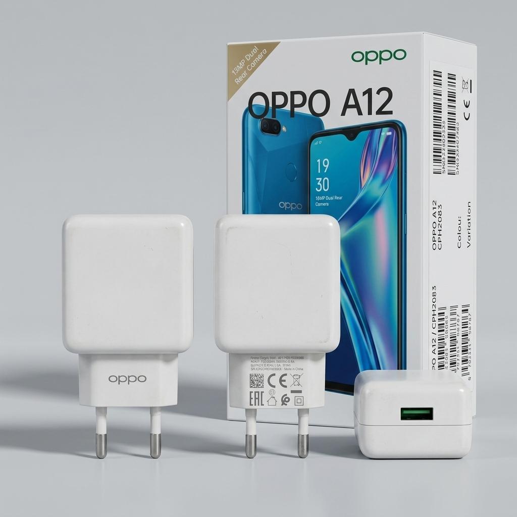 Adaptor Charger Oppo VC54JAEH Bekas Original Fast Charging VOOC 20W 5V 4A Untuk Oppo A12 Charger HP 