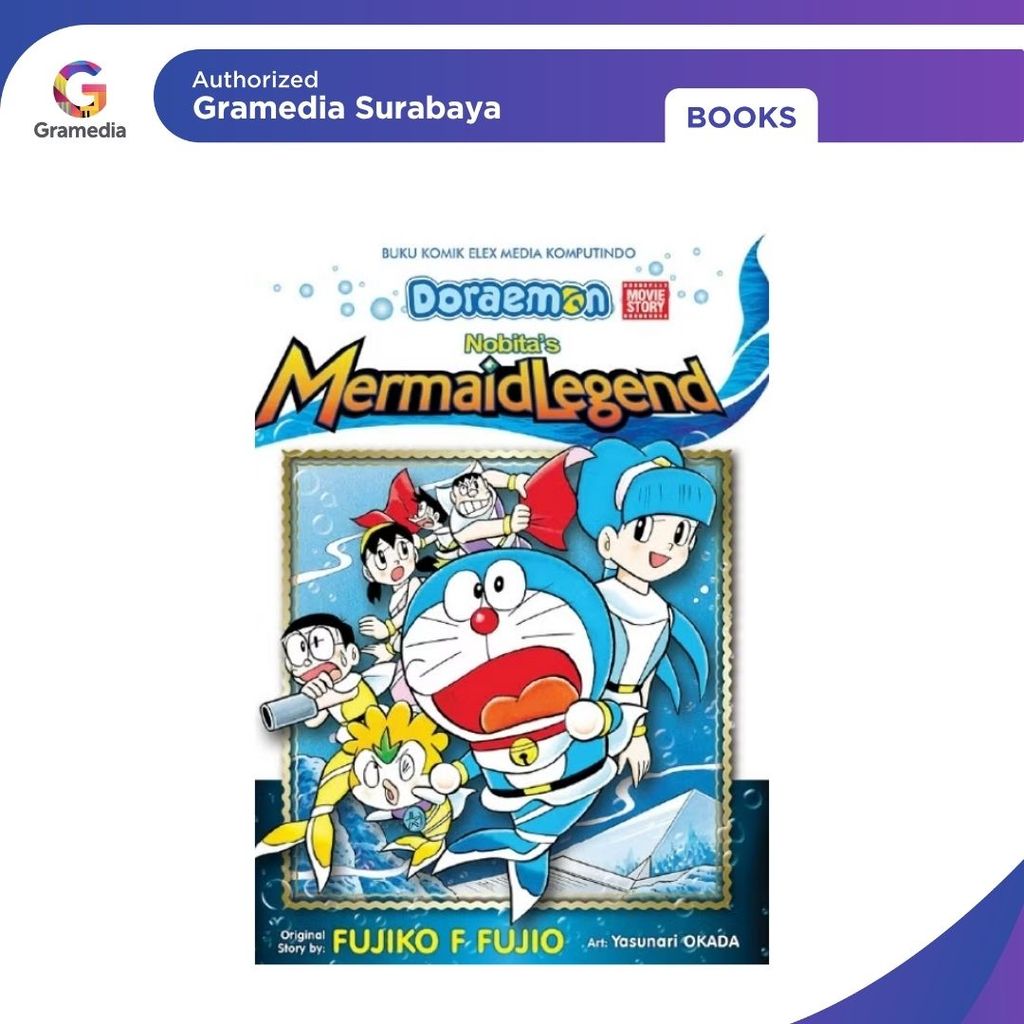 Gramedia Surabaya - Movie Story Doraemon: Nobita`S Mermaid Legend