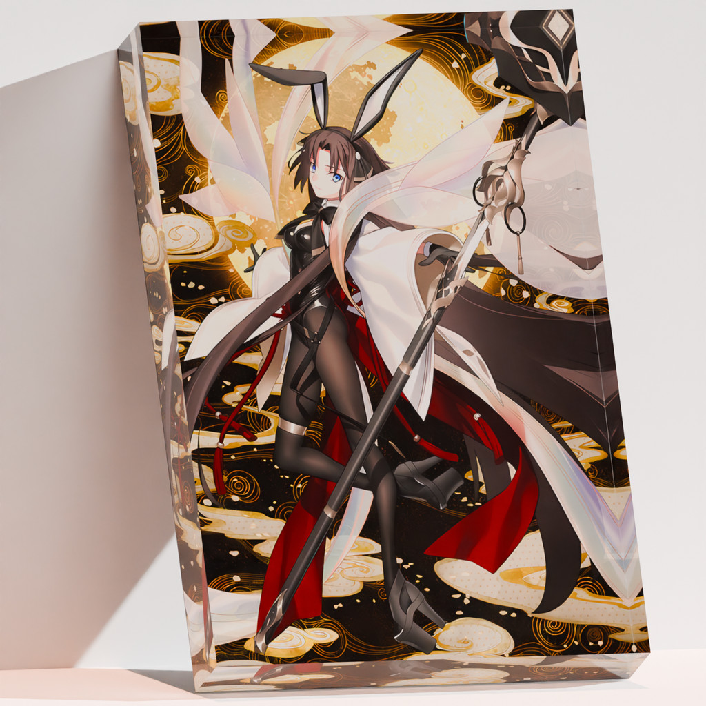 3D Acrylic Crystal Block Fate Grand Order Gyokuto Ryougi Shiki FGO Figure Stand Print Your Image Fan
