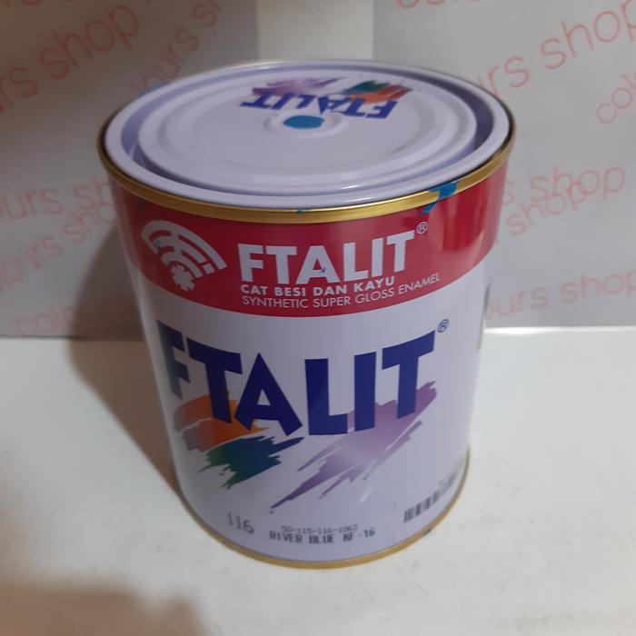 Cat Ftalit Kayu Besi Warna Biru/River Blue 116 Isi 1Kg Cat Kayu Berkualitas / 80%