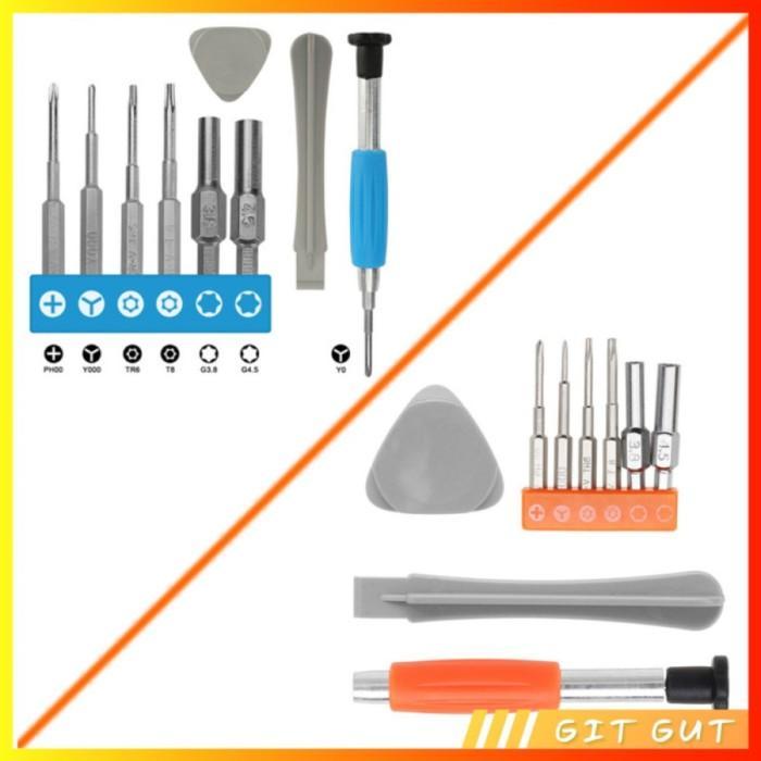 Aksesoris Game Console Berkualitas Set Obeng Tool Kit Screwdriver Torx T6 T8 Y Triwing 3.8 4.5 Mm