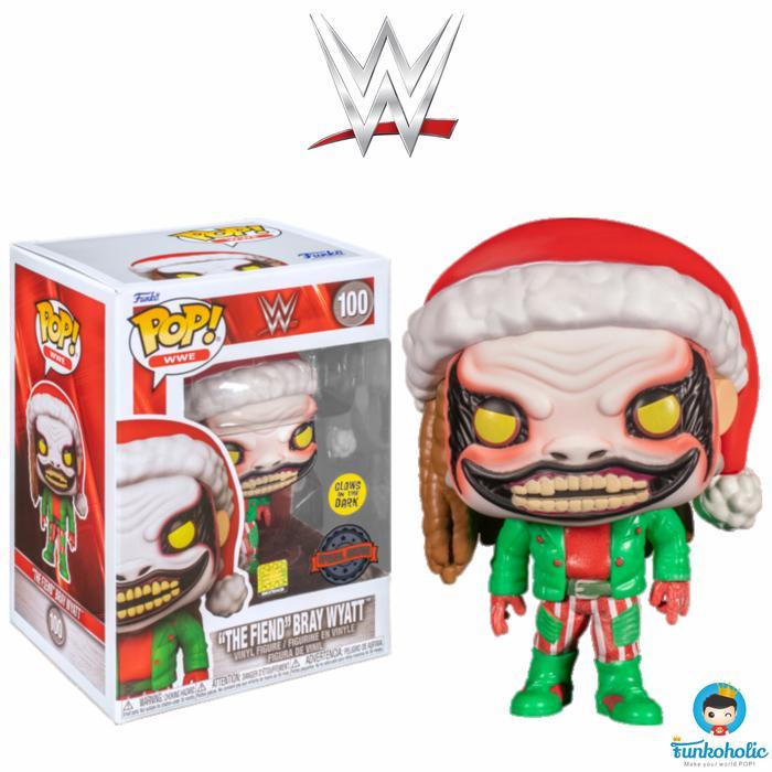 Funko POP WWE The Fiend Bray Wyatt Christmas Holiday Glow in the Dark