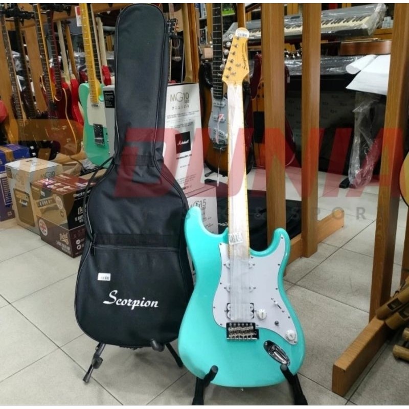 Gitar Scorpion PS28 HSS Stratocaster Maple