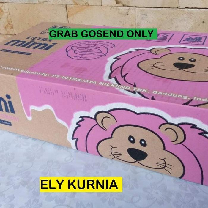 Susu Uht Ultra Mimi Stroberi 125 Ml 1 Karton / Ultra Mimi Strawberry