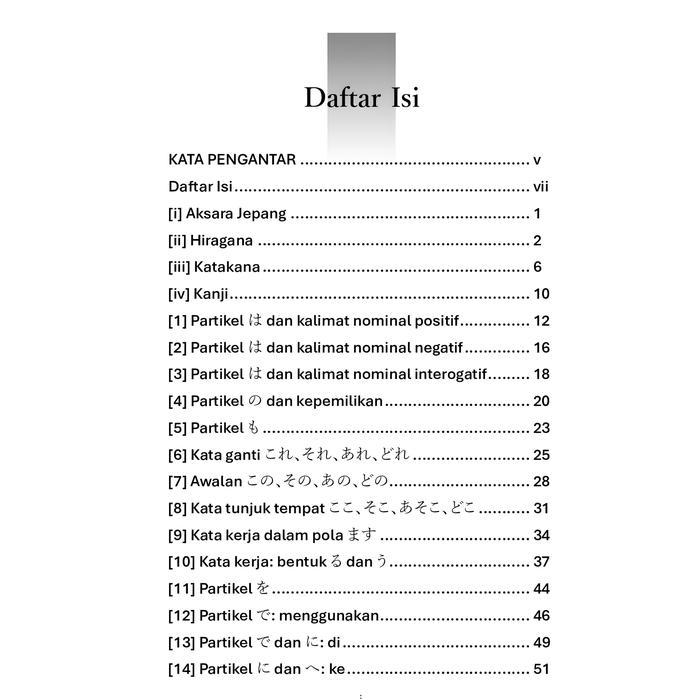 Terlaris Buku Bahasa Jepang: Tata Bahasa Dasar