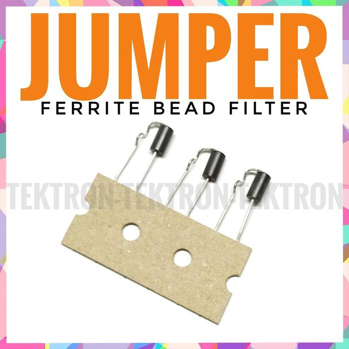 Jumper Ferrite Bead Filter, ferit, kawat jumper, arduino