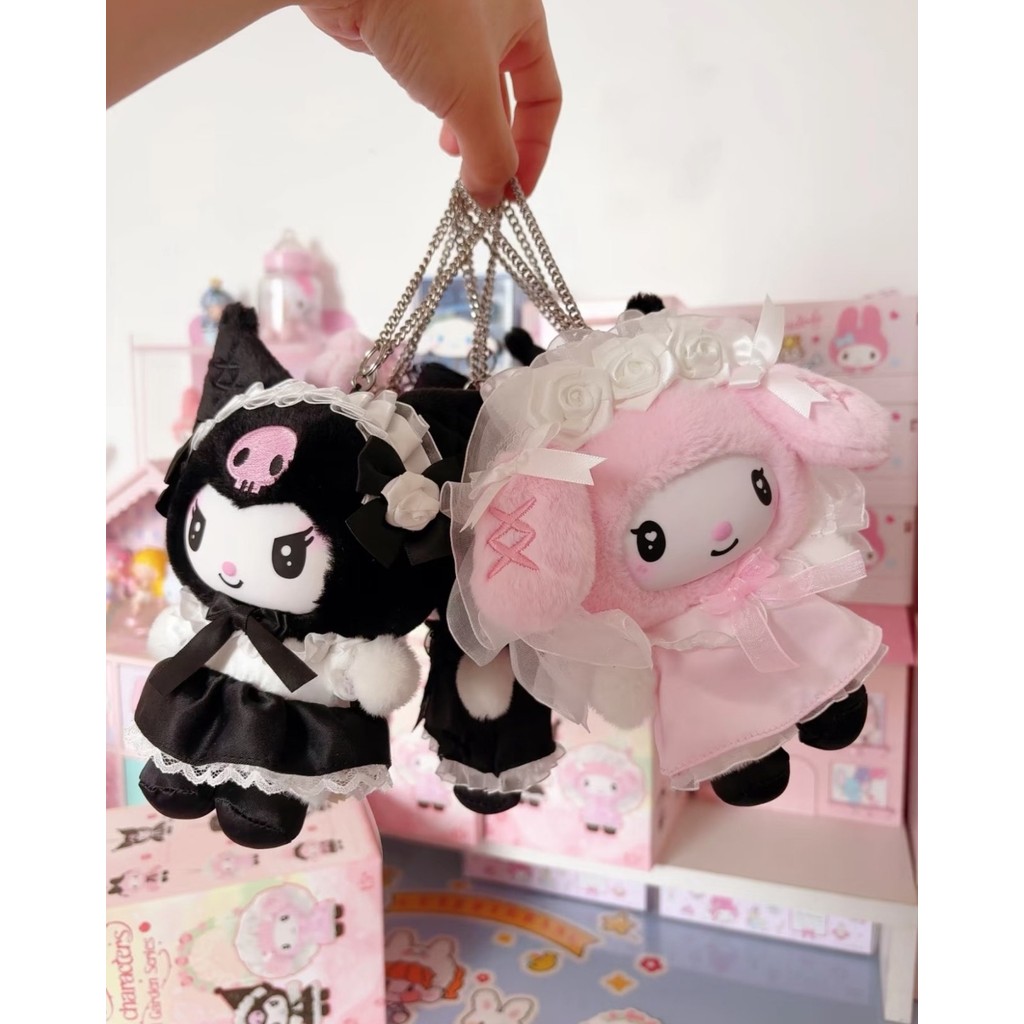 Toptoy Sanrio Characters Angel Garden Vinyl Blind Box Tidy Play Kuromi Melody Cute Vinyl Face Doll