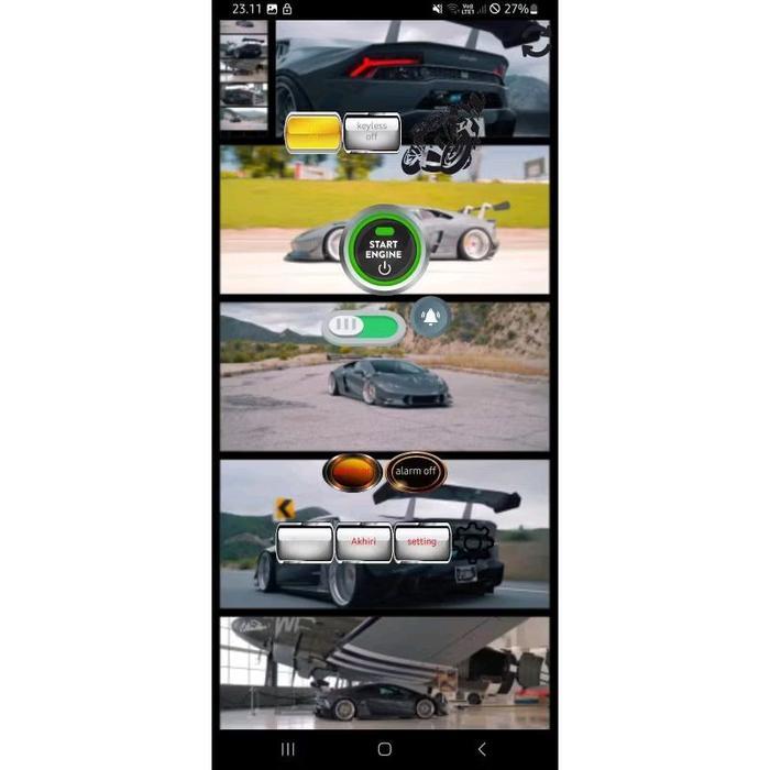Promo Wifi Remote Motor Android Alarm (Keyless Motor Android) Feature Terlengkap Original