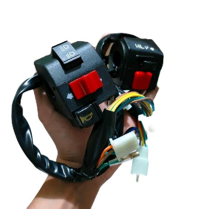 PROMO SAKLAR SET SWITCH HOLDER SET KIRI KANAN ASTREA GRAND IMPRESSA LEGENDA 1 LEGENDA 2 KOMPLIT