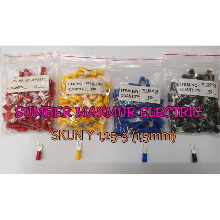 Skun Y / Skun Garpu / Skun U 1,25-3 ( 1,5mm)