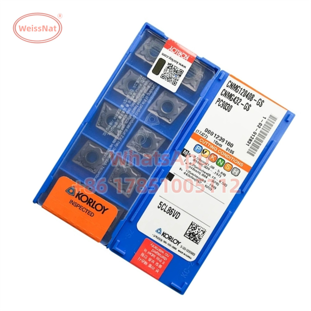 KORLOY CNMG120404 CNMG120408 CNMG120412-GS PC5300 Carbide Insert CNMG Inserts SJO8X