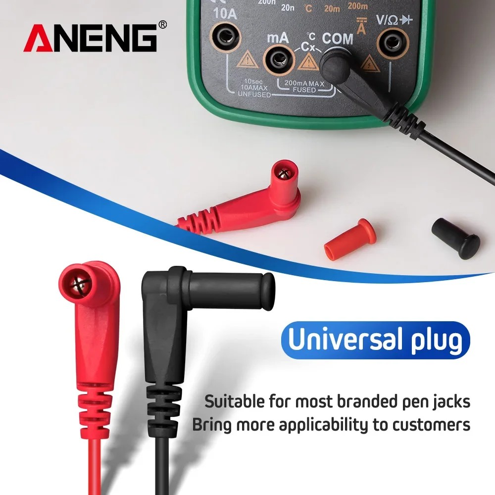 Universal Multimeter able ANENG PT1010 1000V 153m Test 2.7mm Soket PV Brass Replaement Aessory for