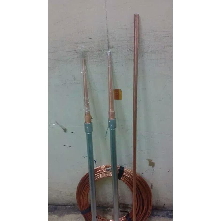 paket penangkal petir konvensional/penangkal petir tombak.