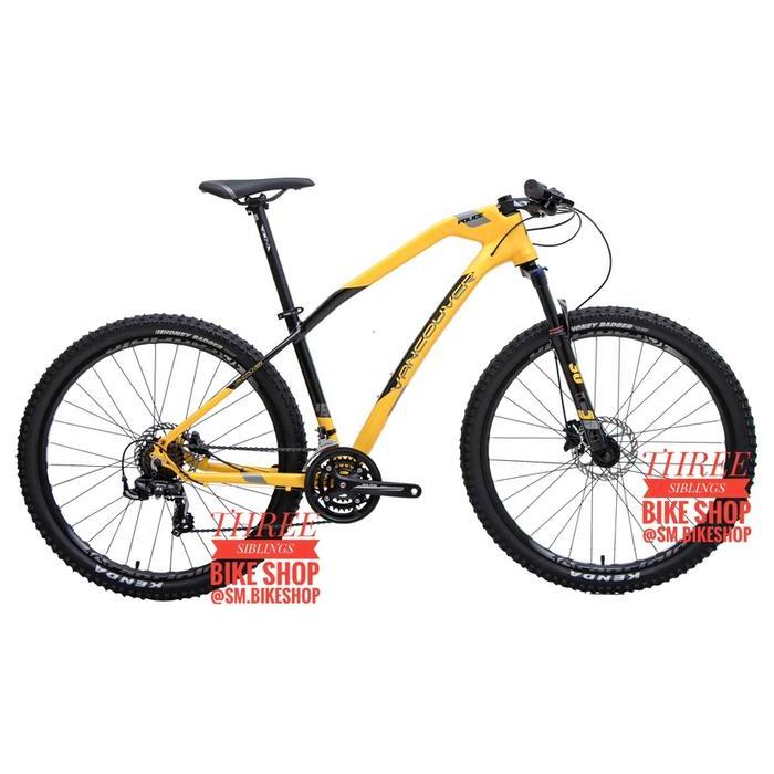 SEPEDA MTB POLICE VANCOUVER Y8 YELLOW 27.5 INCH ALLOY, HYDRAULIC