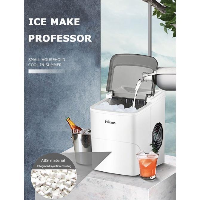 MESIN PEMBUAT ES BATU ICE MAKER MACHINE Hicon 16A mesin es batu ice maker Cube Machine Ice Cream HZB