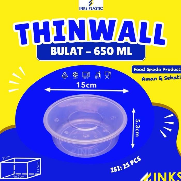 thinwal round 650 ml