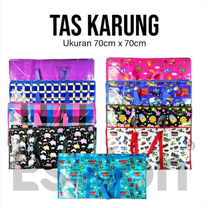 Tas Karung Laundry Serbaguna Motif Sablon Terlaris