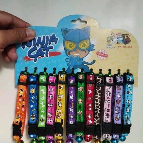 Kalung Kucing Kalung Kucing Motif Import Kemasan Pack Isi 12 Biji
