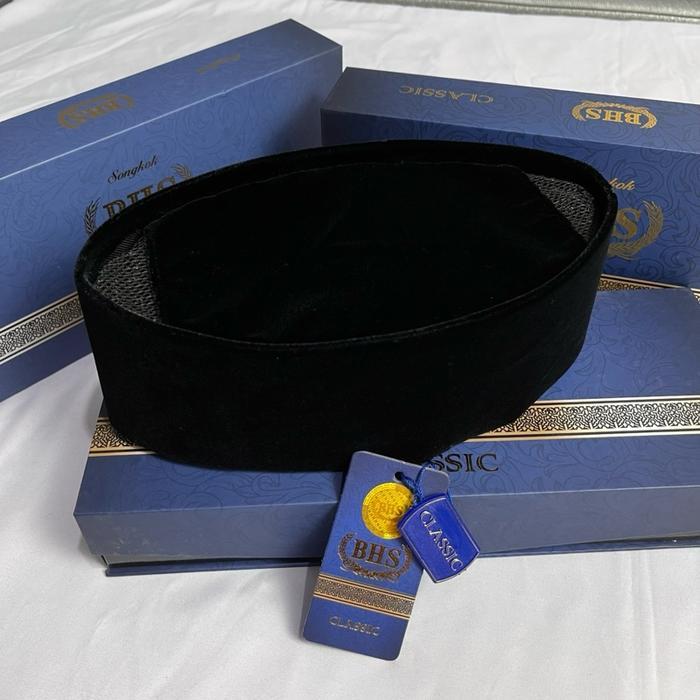 Peci Bhs Peci Hitam Polos Bhs Classic Ac Muslim Nyaman