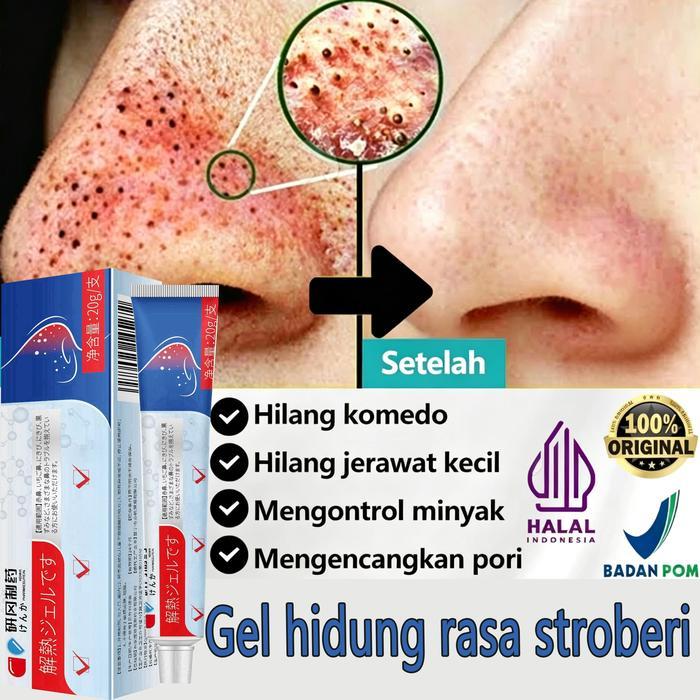 Gel Penghilang Komedo Hidung Gel Pembersih Komedo Hidung Gel Komedo 20g Masker Penghilang Komedo