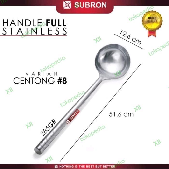 SUBRON GGST KW~8 Irus Centong 50 Cm Full Stainless Soup Ladle