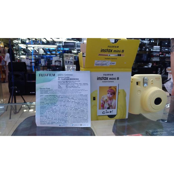 FUJIFILM INSTAX MINI 8 resmi fujifilm yellow