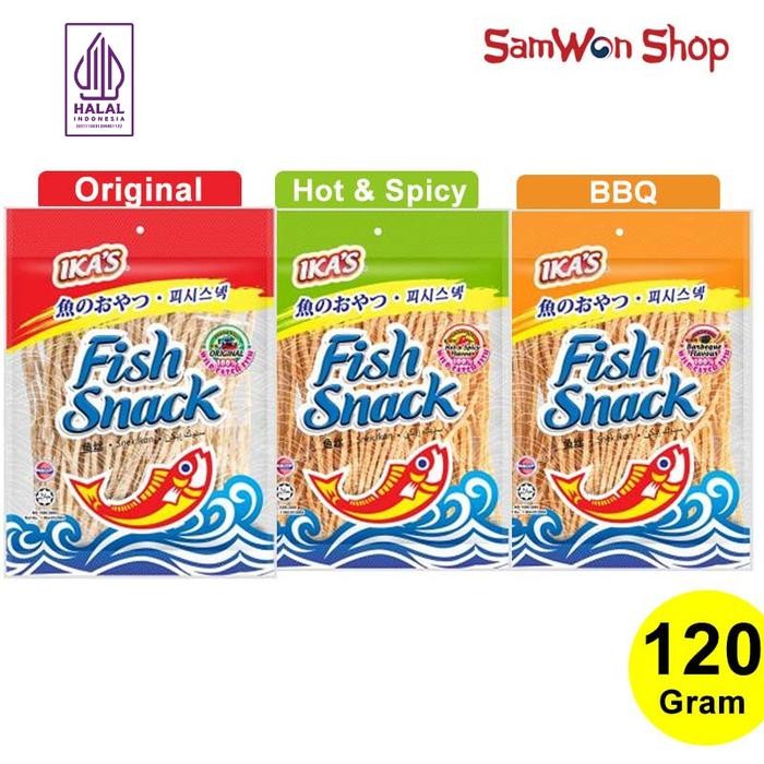 

New FISH SNACK MERK IKA'S 120 GR - JUHI SNACK CEMILAN IKAN BERVARIAN RASA