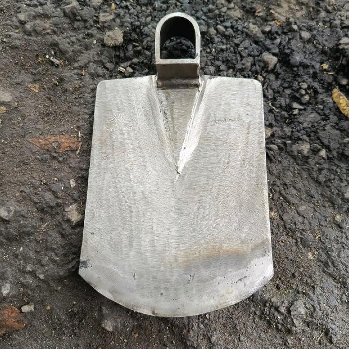 uikb Cangkul Baja Putih Tebal Anti Lengket Pacul Sawah Jumbo