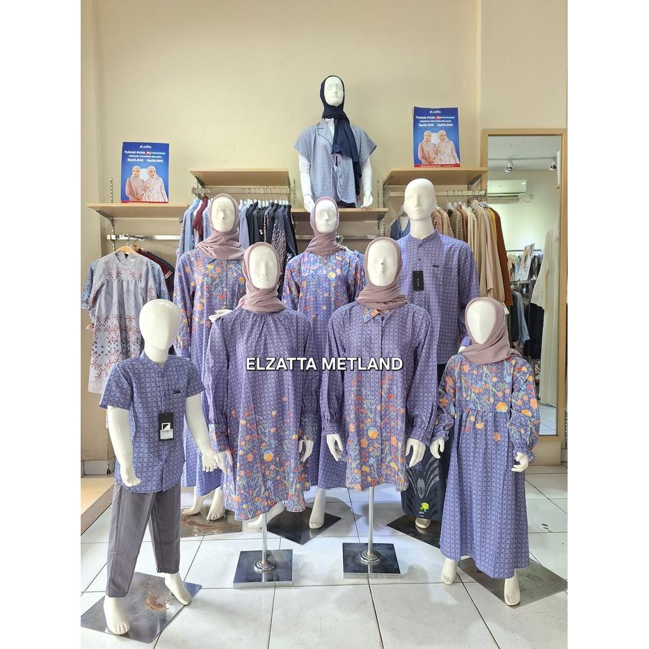 SARIMBIT FLORENTIA Elzatta Baju muslim couple keluarga terbaru 2025 limited Stok siapa cepat dia
