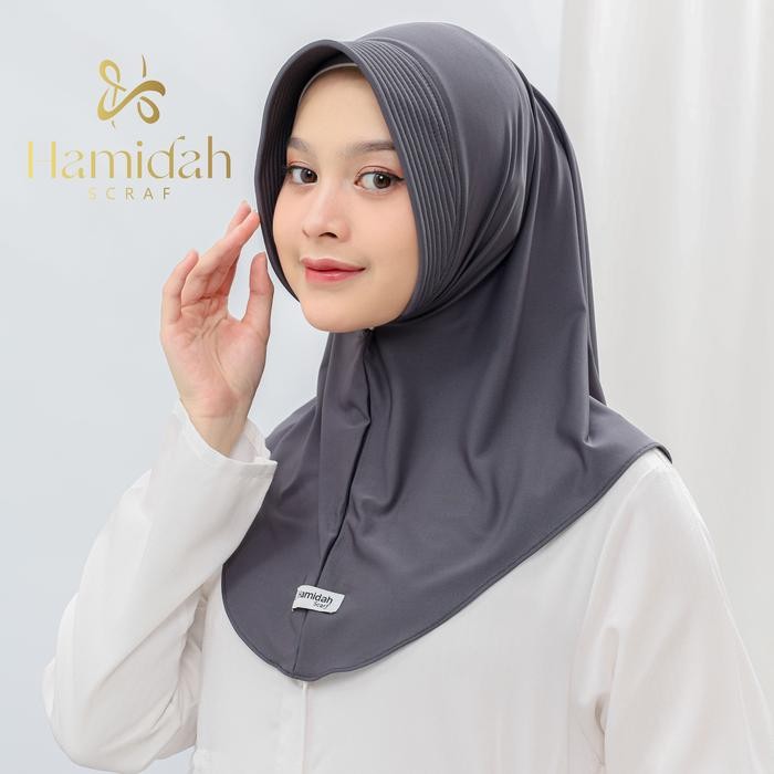 Sedia Hamidah - Hijab Ade Bergo size S Hamidah/Bergo Hamidah Pad Panjang