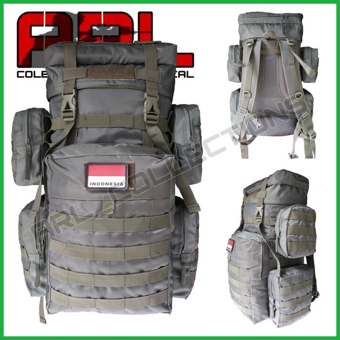 ArlC tas ransel ARMY jumbo 60/70L /tas punggung RAIDER KOPASSUS besar EJ374STOK TERBATAS