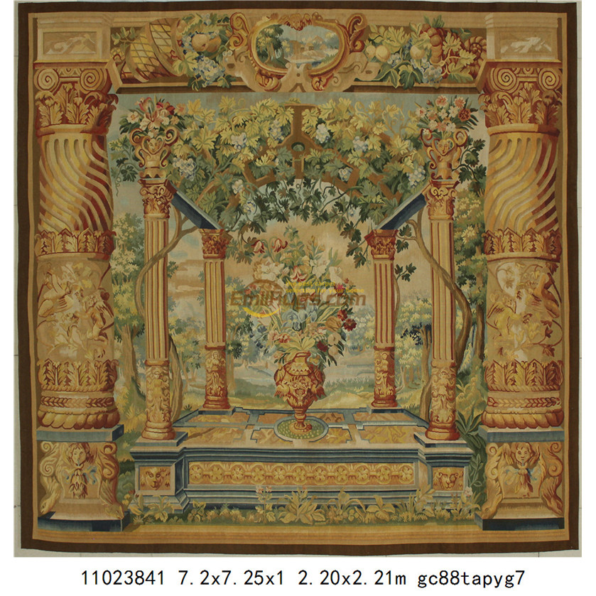 tapestry wall gobelin tapestry wall tapestry flower vintage tapestry wool tapestry