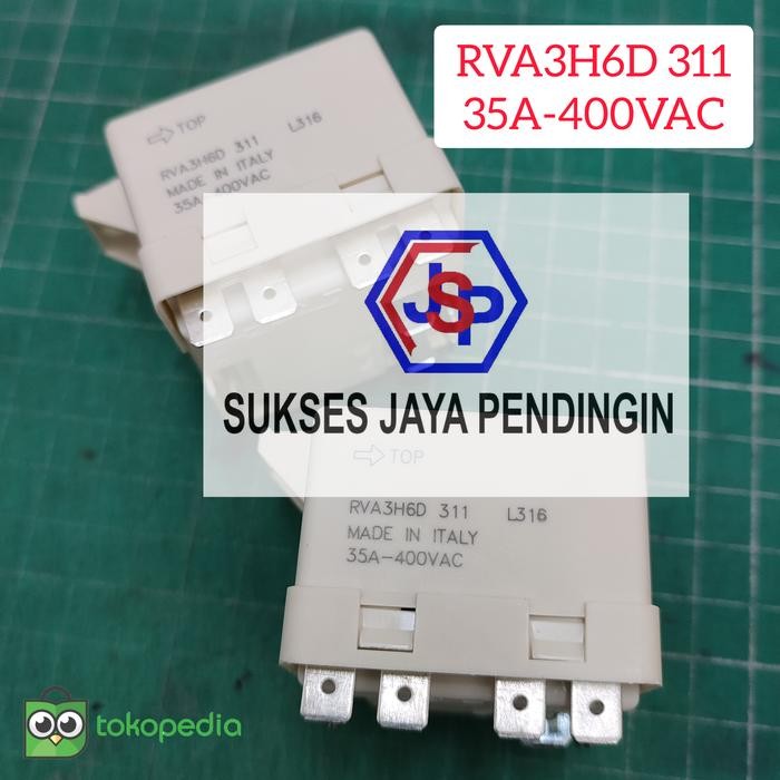 Potential Relay RVA3H6D 311 35A - 400VAC