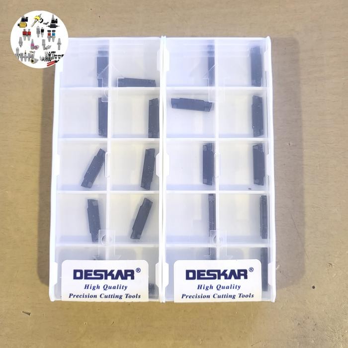 INSERT MGMN 200 LDA DESKAR MGMN 200 DESKAR INSERT POTONG 2MILI MATA BUBUT 2MM PISAU 2MM