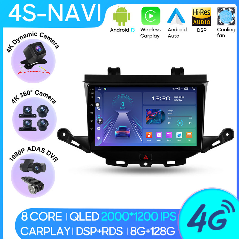 Car MP4 Radio Carplay Android Player For Opel Astra K 2015 - 2019
